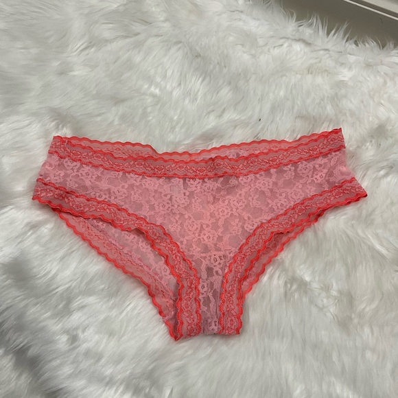 Vintage Victoria's Secret Bright Orange  Bra Set - Picture 7 of 10